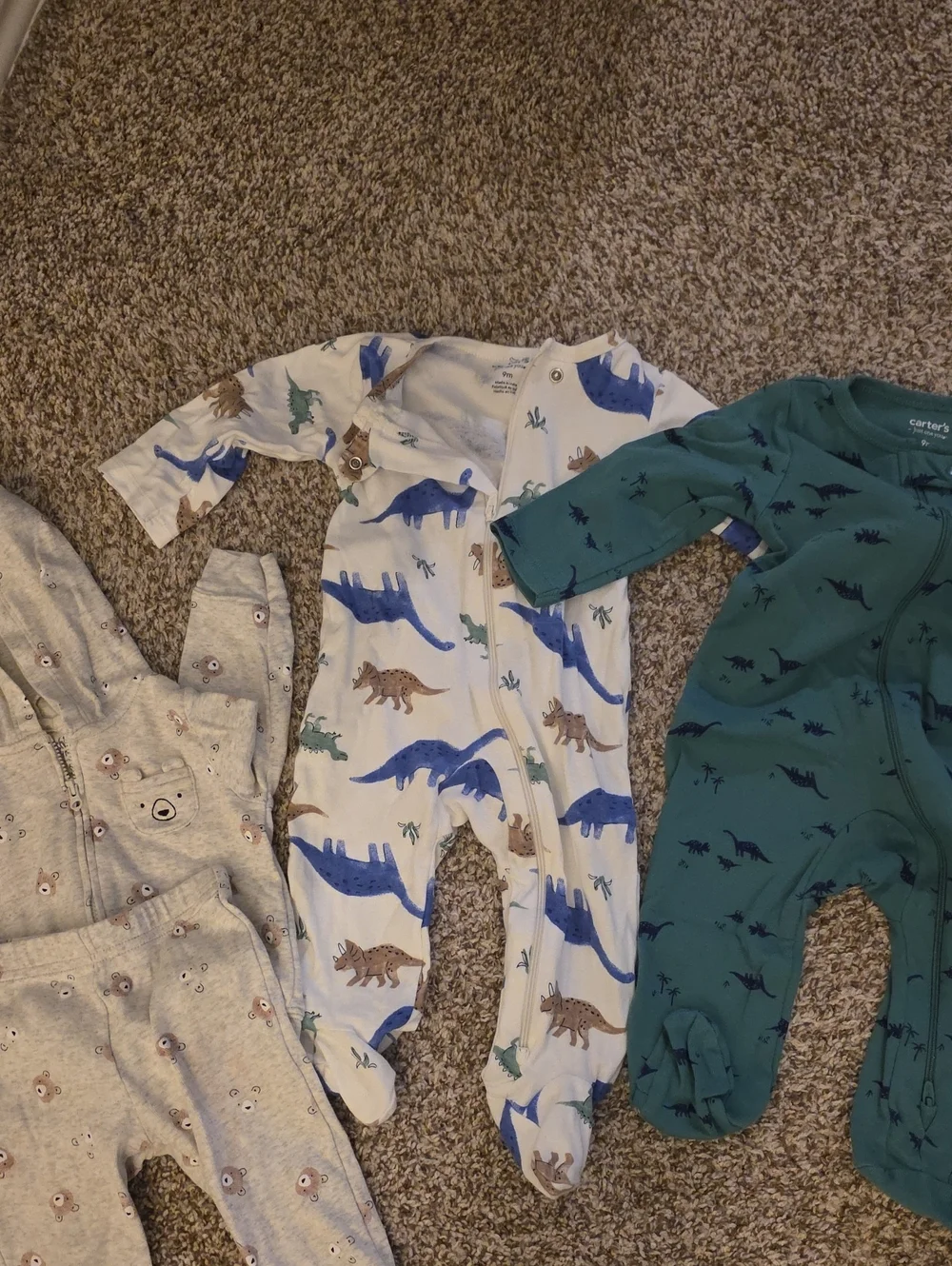 Baby boys bundle/lot of pajama and long sleeves 9 Months